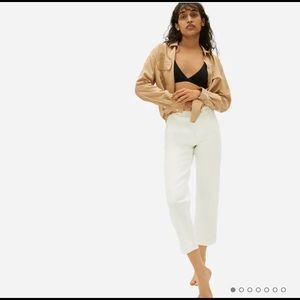 The Straight-Leg Crop in bone - New with tags